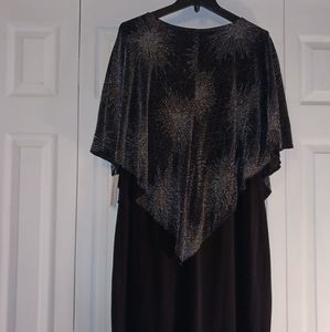 One piece shawl dress